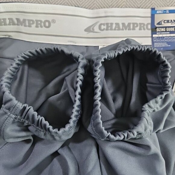 Champro Sports Men's Baseball Pants Adult XL Graphite New with Tags 40x42 - Picture 11 of 12